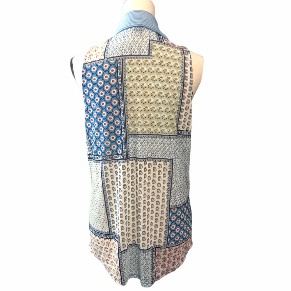 amang NY sleeveless “ patchwork “ top. M - Picture 5 of 13